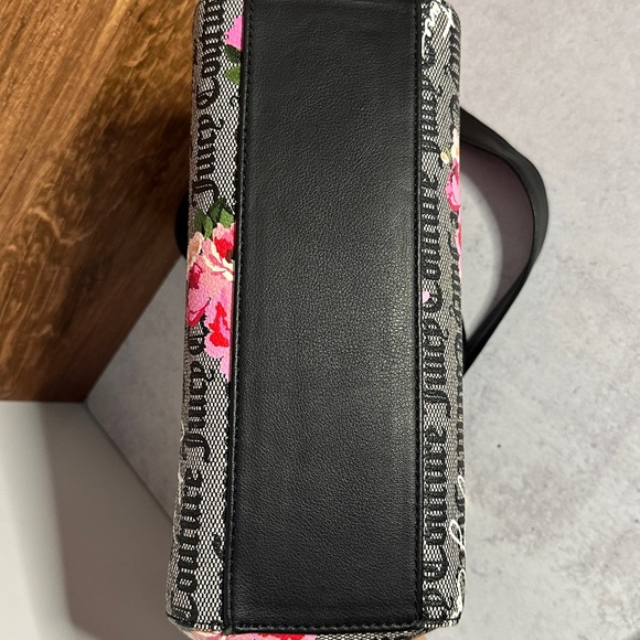 Juicy Couture | Word On The Street Rose Logo Print Satchel Bag Y2K - Picture 10 of 16